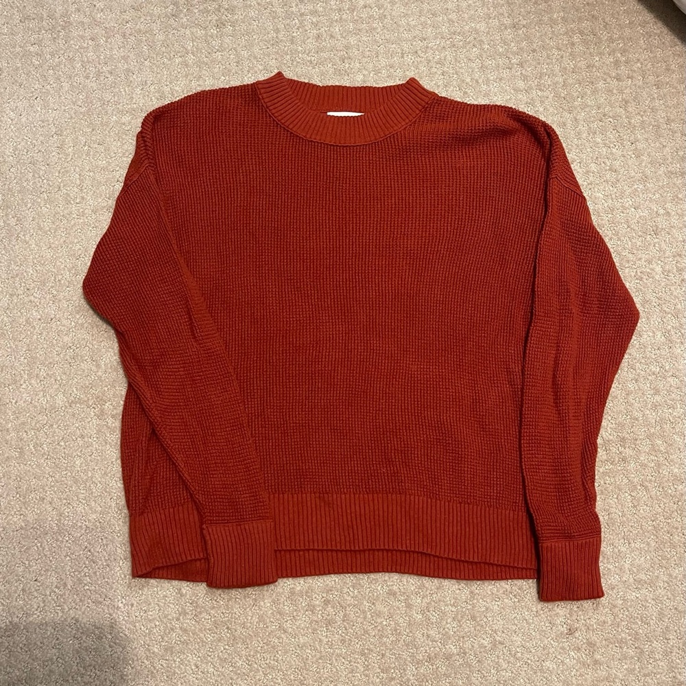 Treasure & Bond Crewneck Thermal Pullover, Women’s Size Large